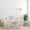 Stupell Industries Pink Floral Bouquets Glam Designer Fashion Jars in White Frame Wall Art